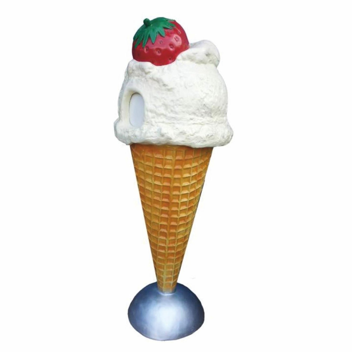Deko Eis im Hörnchen / Abfallbehälter