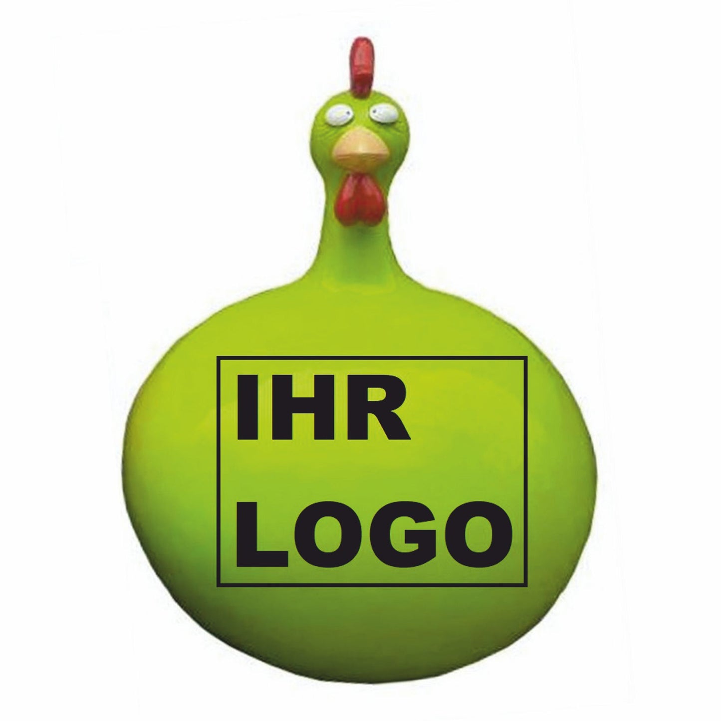 Mittelgroße Dekofigur Huhn