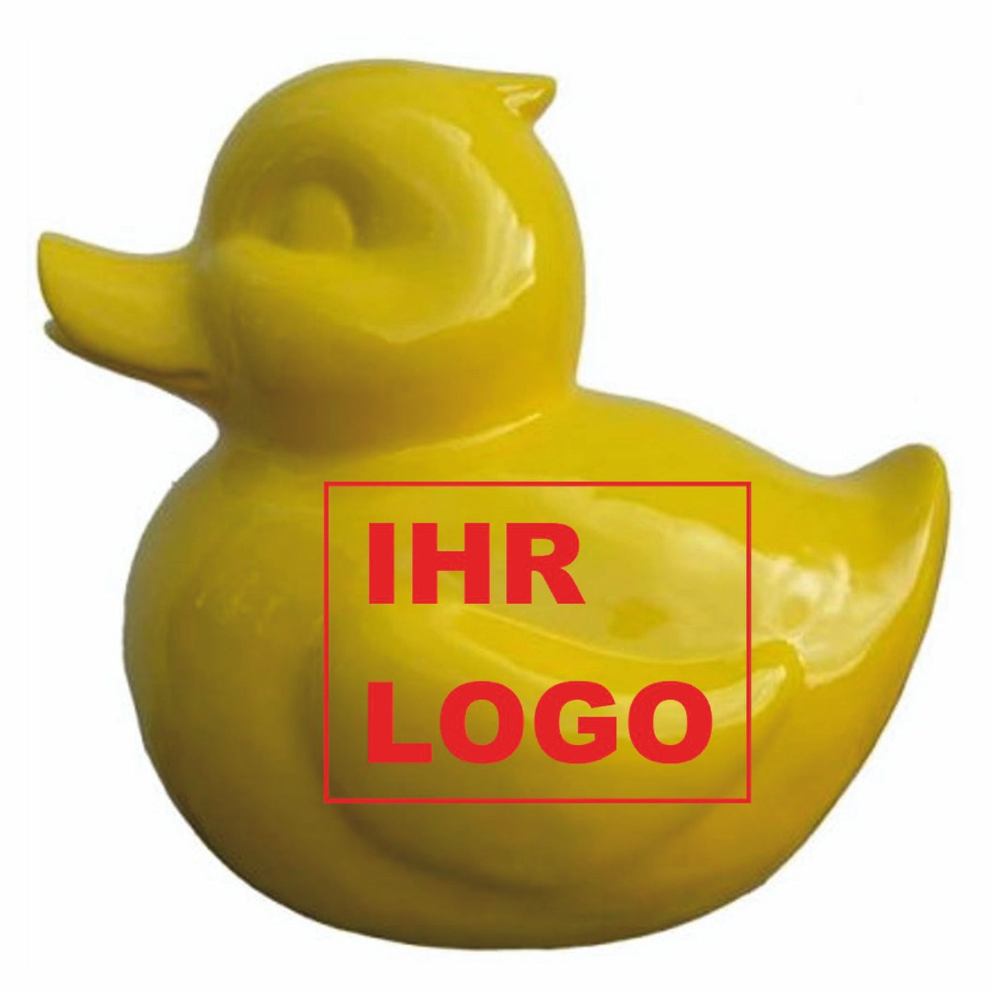Mittelgroße Dekofigur Ente