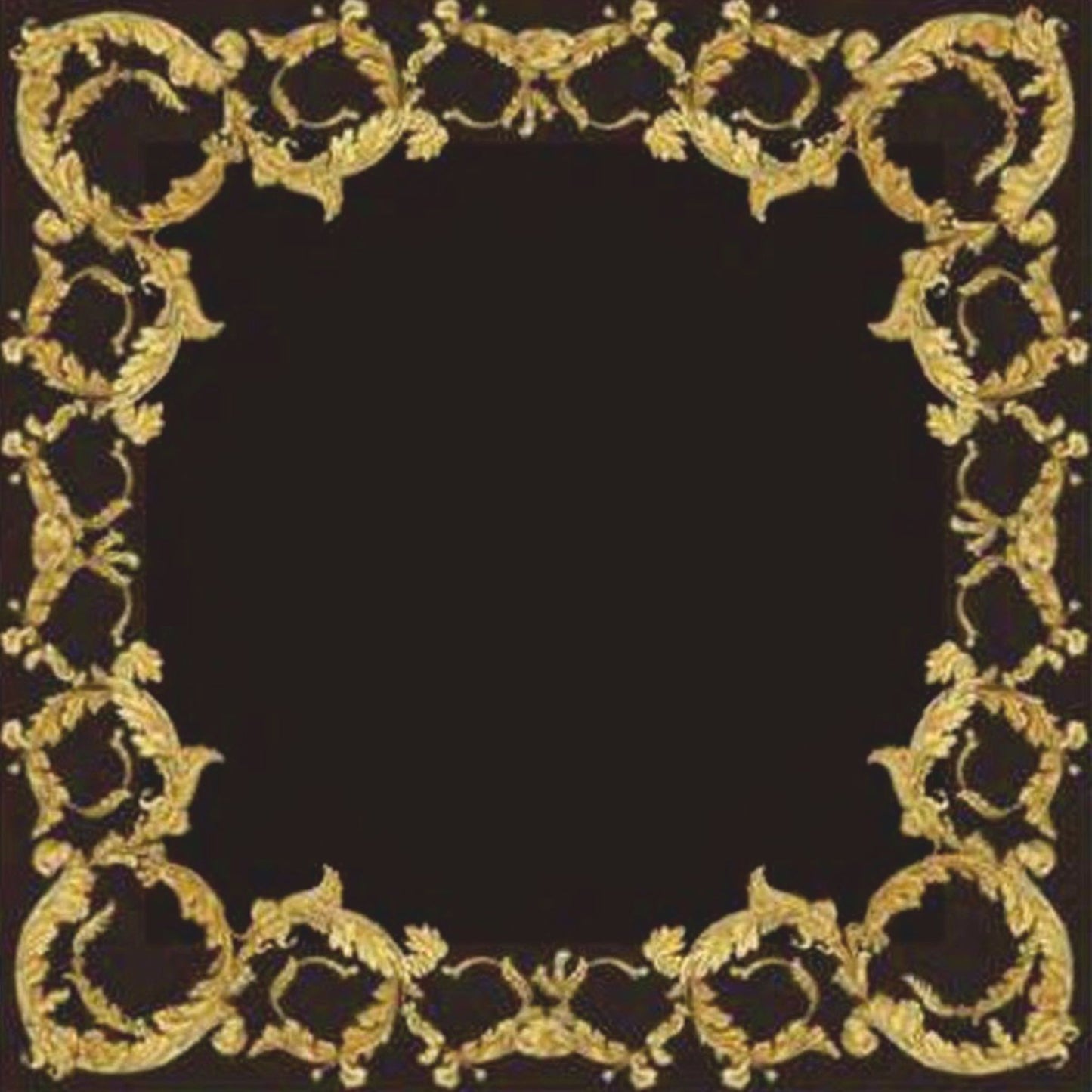 Quadratischer Luxus Wollteppich 300 cm