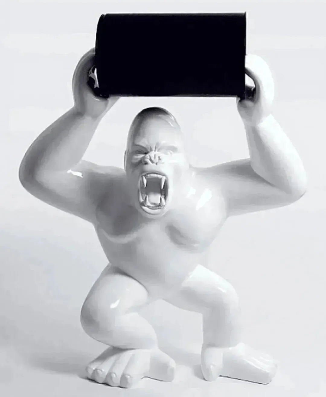 White-Label Gorilla mit Fass