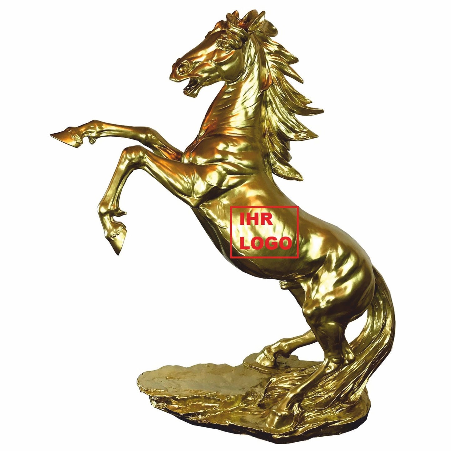 Skulptur Wildes Pferd