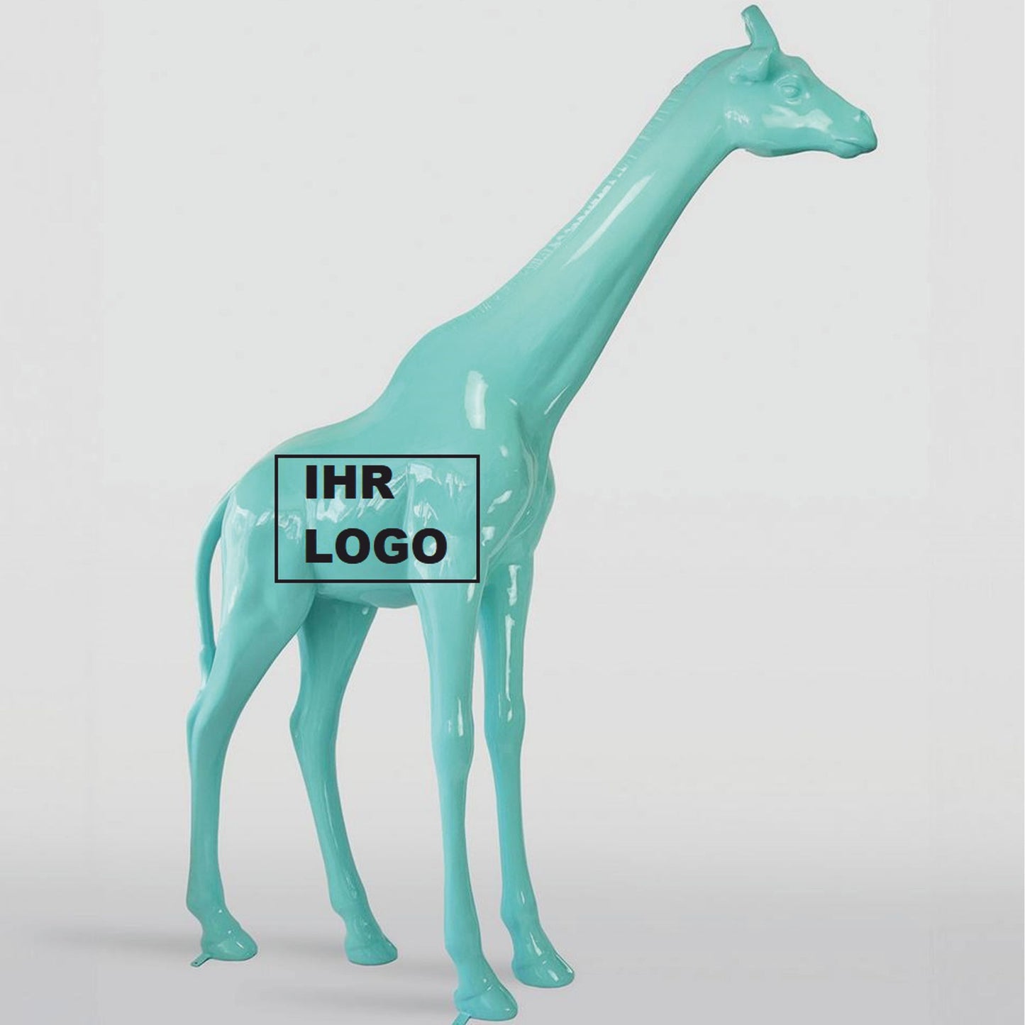 Riesige Lebensgroße XXL Skulptur Giraffe