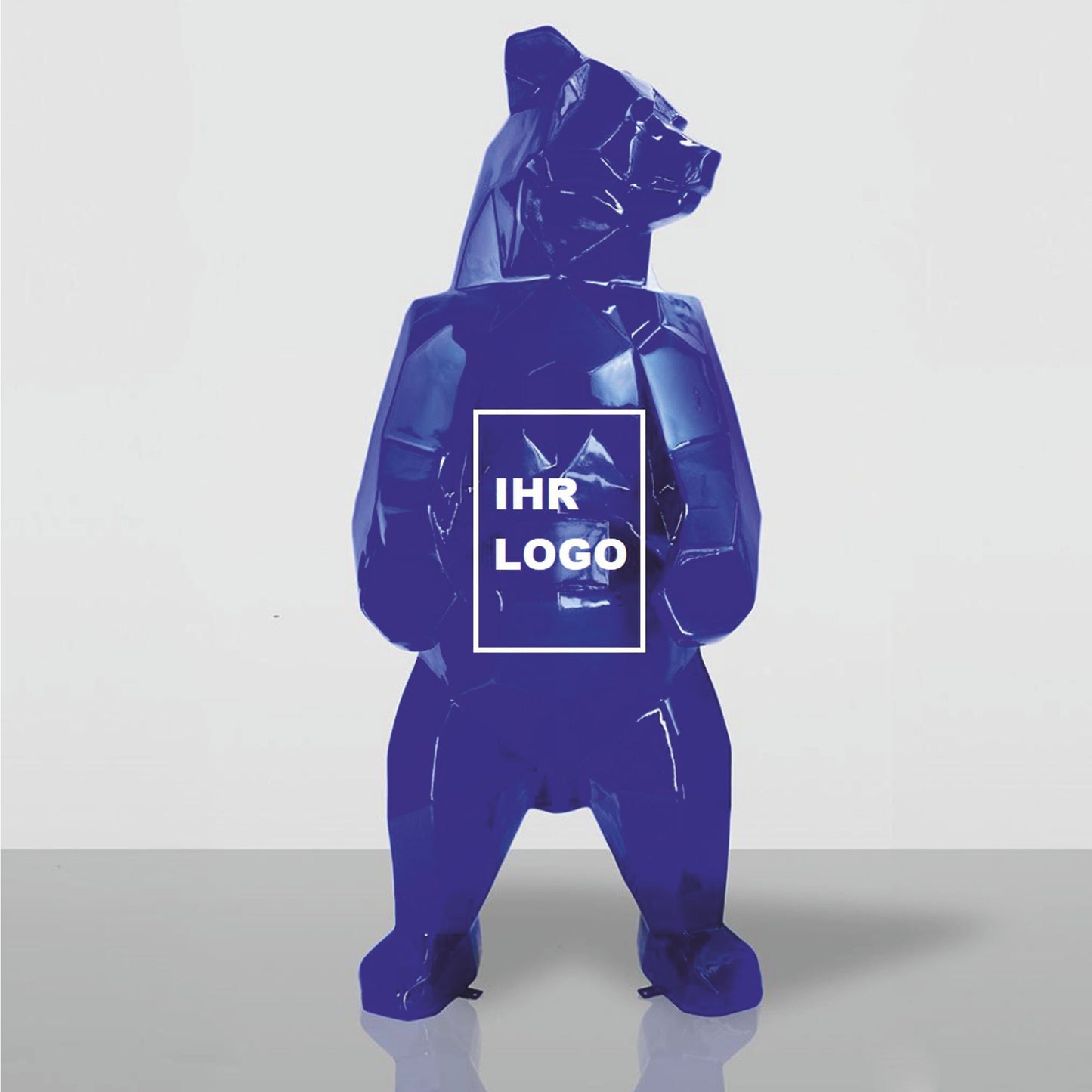 Abstrakte XXL Bär Skulptur
