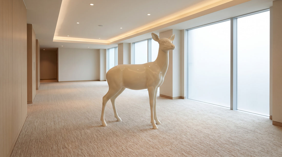 Welche Größe passt zu einem Hotelflur: Dimensionen für Skulpturen