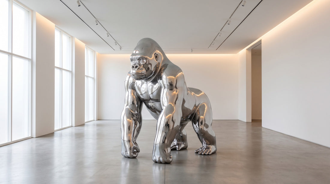 Wie wirkt eine metallische Oberfläche bei Kunstlicht