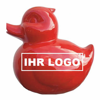 Large decorative duck figure