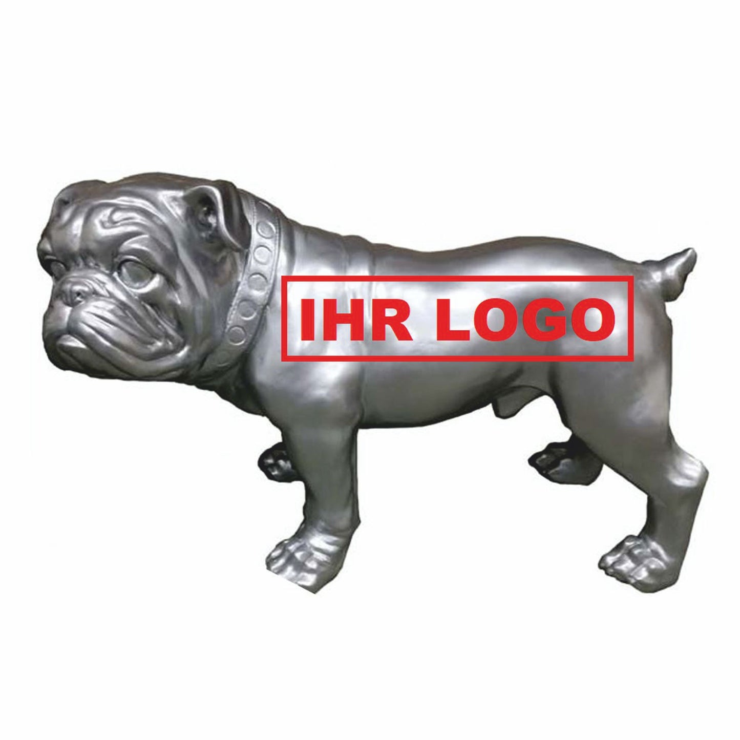 Small Decorative Figure Standing Bulldog