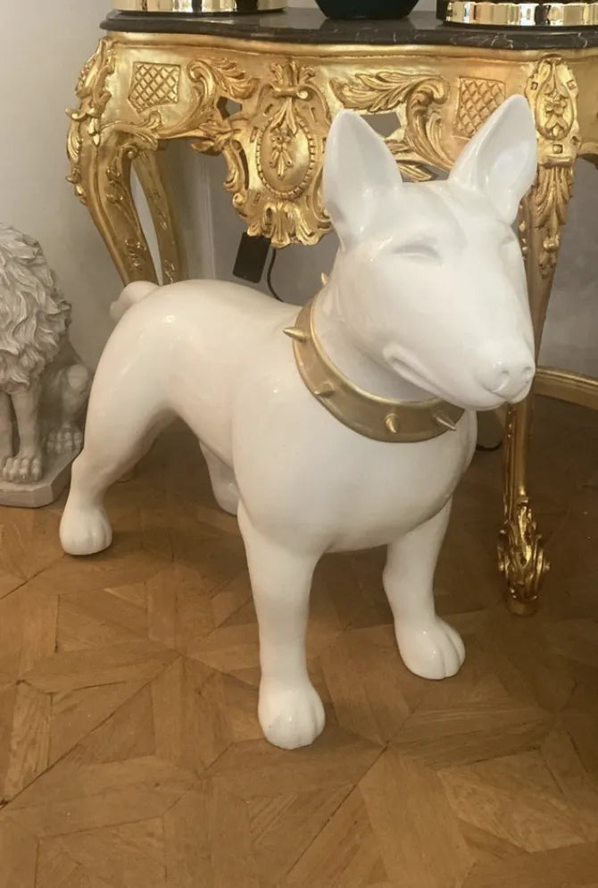 luxuswerbung-white-label-hund-bullterier-skulptur-individuelle-figuren-kaufen-xxl - Luxuswerbung.de
