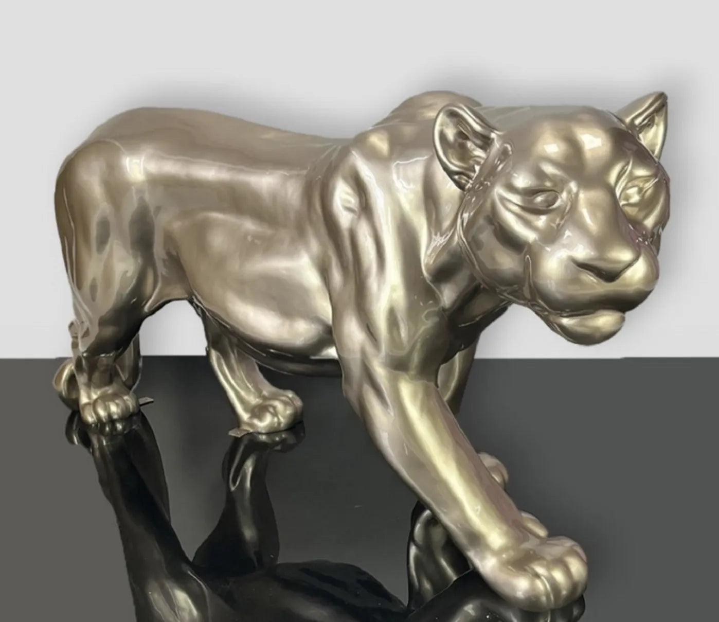 luxuswerbung-white-label-panther-skulptur-individuelle-figuren-kaufen-xxl-lebensgross - Luxuswerbung.de