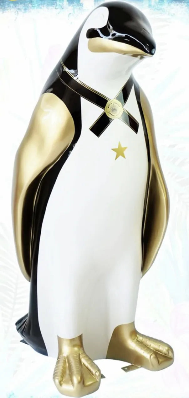 luxuswerbung-white-label-pinguin-lebensgross-skulptur-individuelle-figuren-kaufen-xxl - Luxuswerbung.de