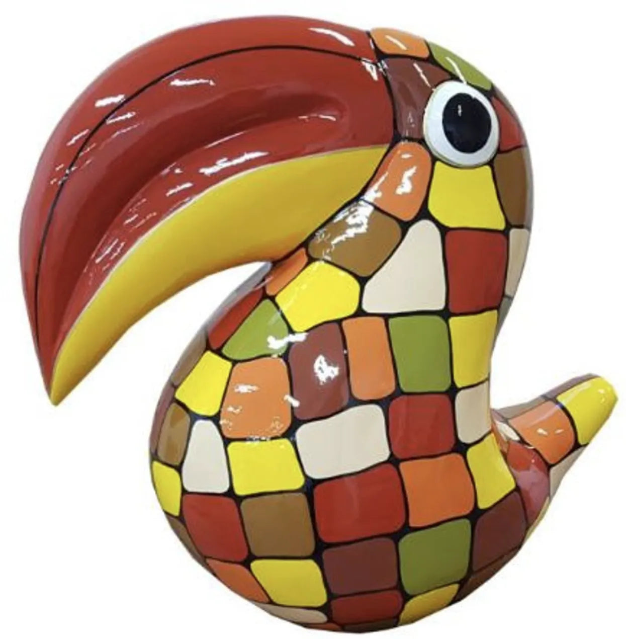 luxuswerbung-white-label-vogel-skulptur-individuelle-figuren-kaufen-xxl-lebensgross - Luxuswerbung.de