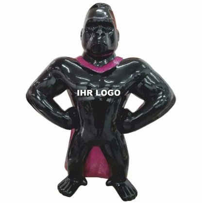 luxuswerbung-whitelabel-gorilla-mit-cape-schwarz-logo-beispiel - Luxuswerbung.de