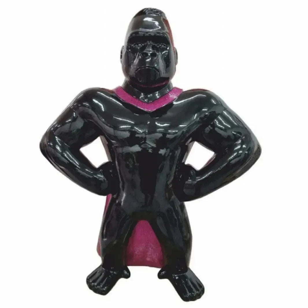 luxuswerbung-whitelabel-gorilla-mit-cape-schwarz - Luxuswerbung.de
