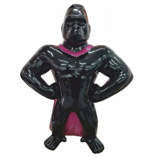 luxuswerbung-whitelabel-gorilla-mit-cape-schwarz - Luxuswerbung.de
