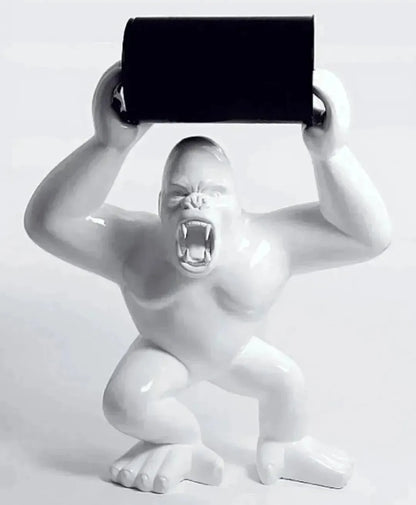 White-Label Gorilla mit Fass