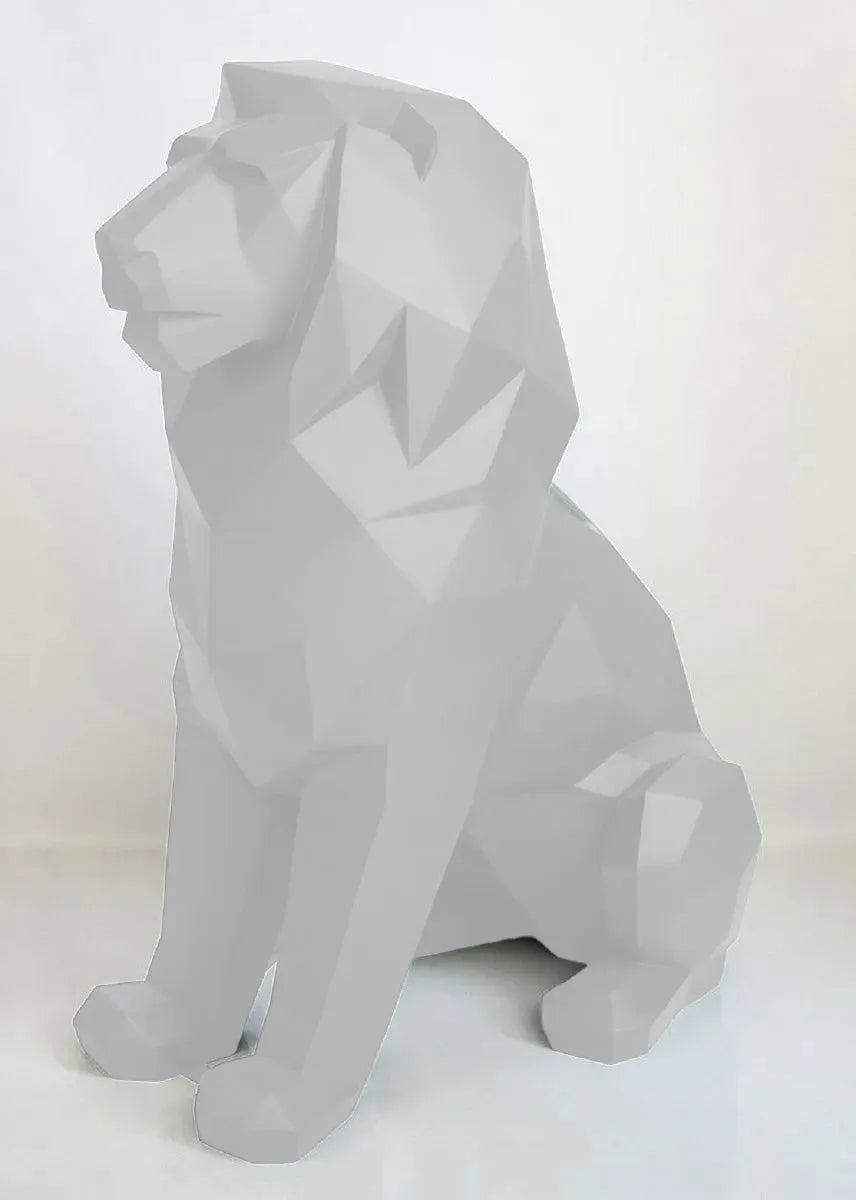 luxuswerbung-whitelabel-loewe-pop-art-weiss - Luxuswerbung.de
