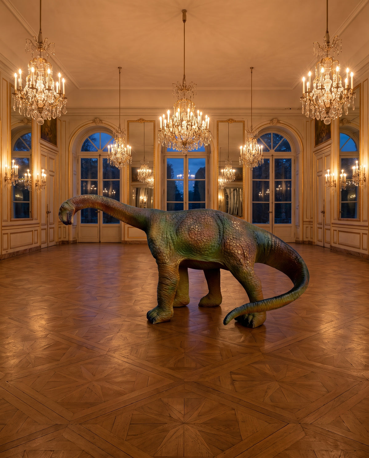 Dinosaurier Skulptur Brachiosaurus - Ambiente