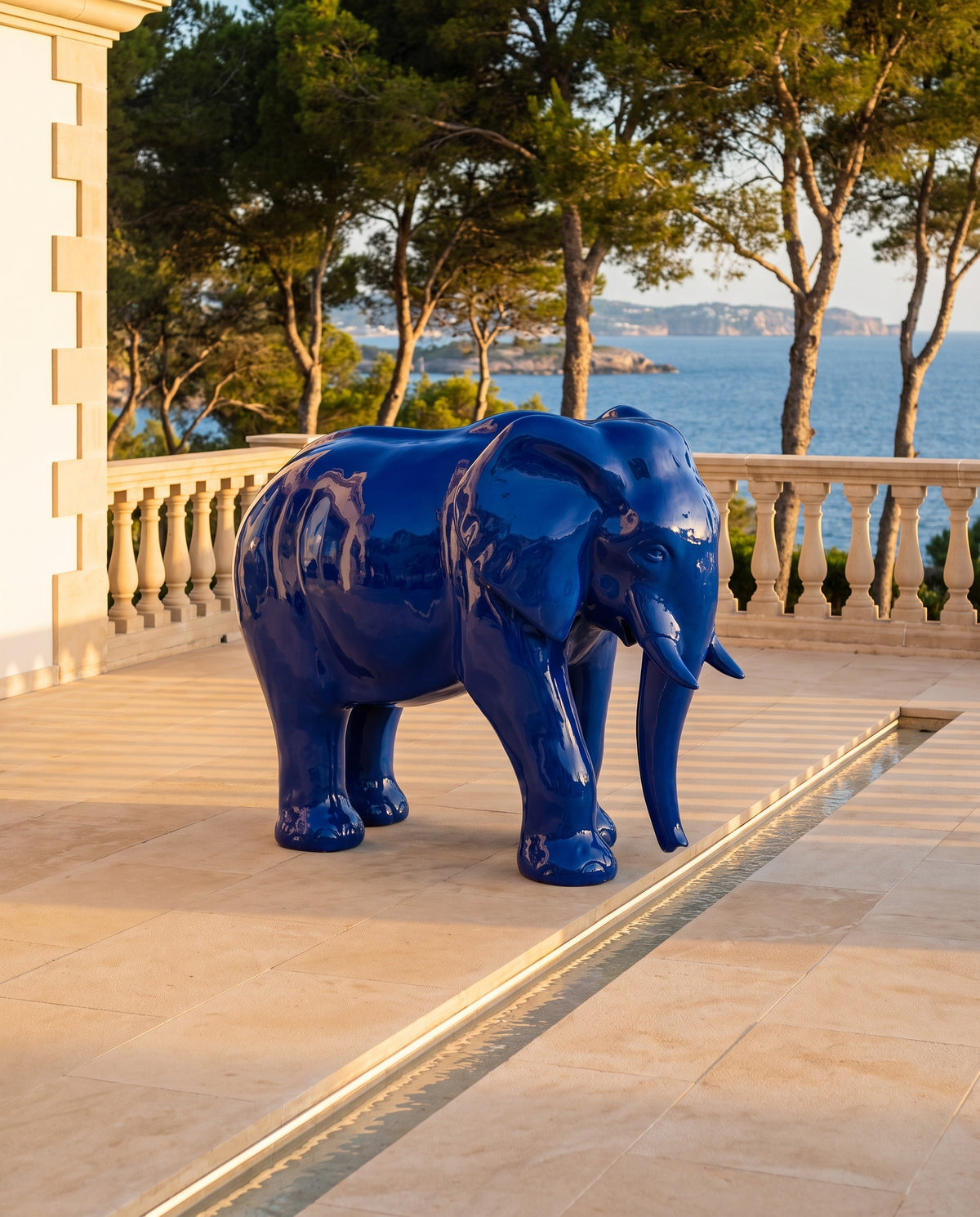 Mittelgroße Skulptur Elefant - Ambiente