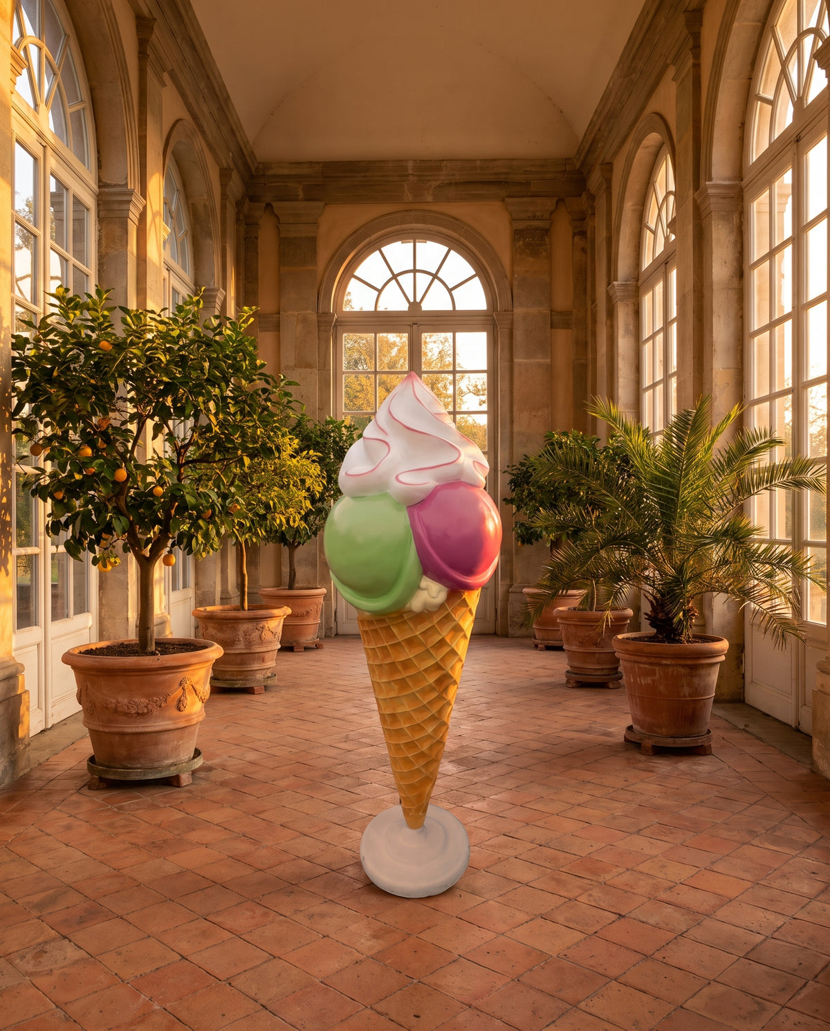 XXL Deko Eis im Hörnchen - Ambiente