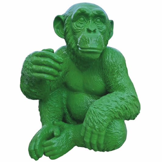 Figuur chimpansee zittend