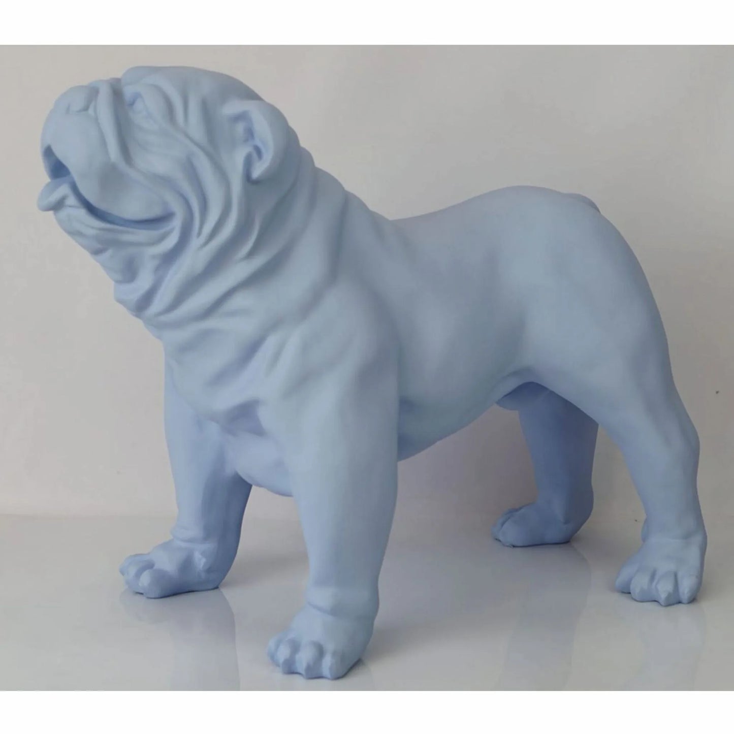 Dekorativ skulptur bulldog stående