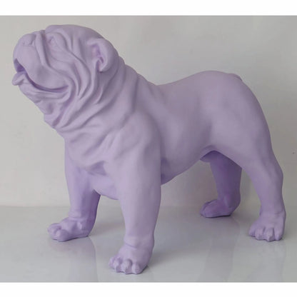 Dekorativ skulptur bulldog stående