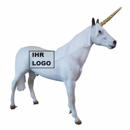 XXL enhörningsskulptur