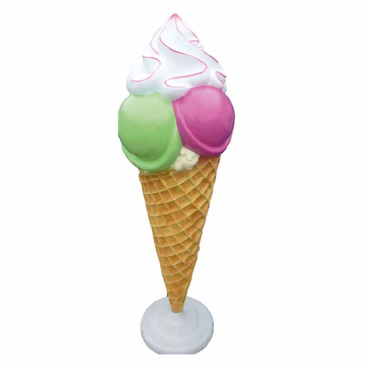 Lody dekoracyjne XXL w rożku