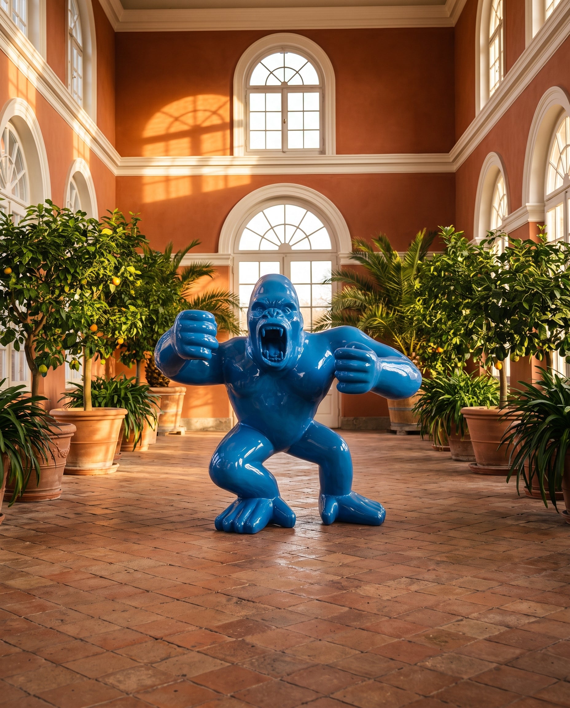 Gorilla Dekofigur